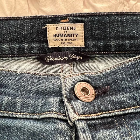 Citizens of Humanity button fly denim size 28 - Picture 5 of 9